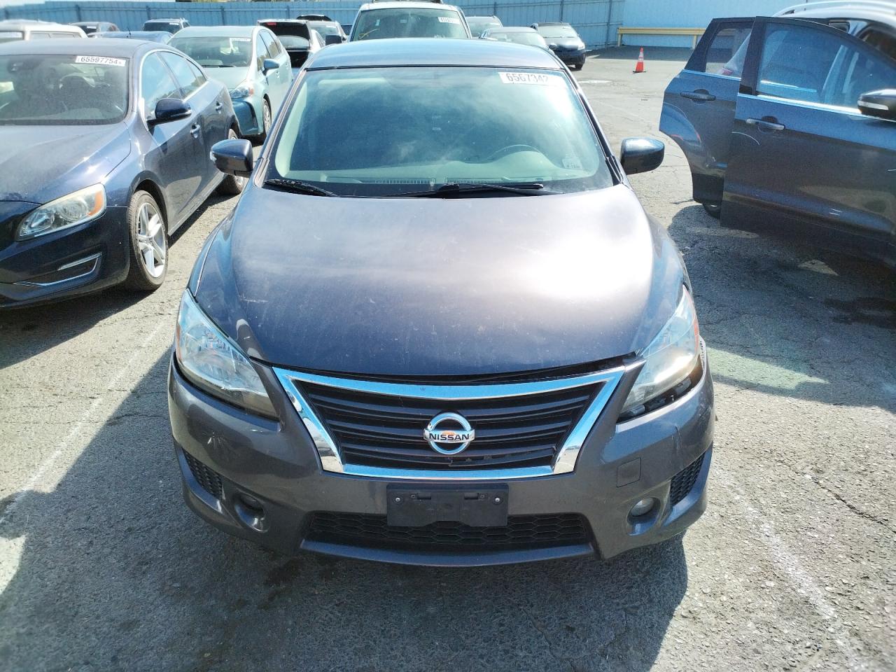 2015 Nissan Sentra VIN 3N1AB7AP1FY321372 Copart auction photo, front end damage thumbnail 5