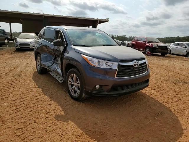 2014 Toyota Highlander VIN 5TDKKRFH8ES005164 Copart auction photo, side damage thumbnail 11