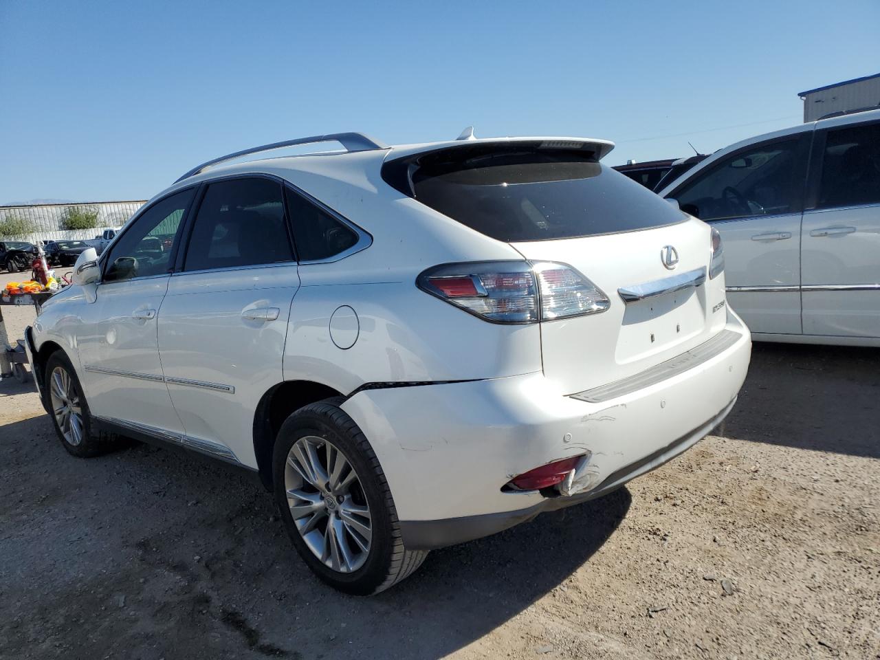 2012 Lexus RX VIN JTJZK1BA1C2413211 Copart auction photo, front end / rear end damage thumbnail 2