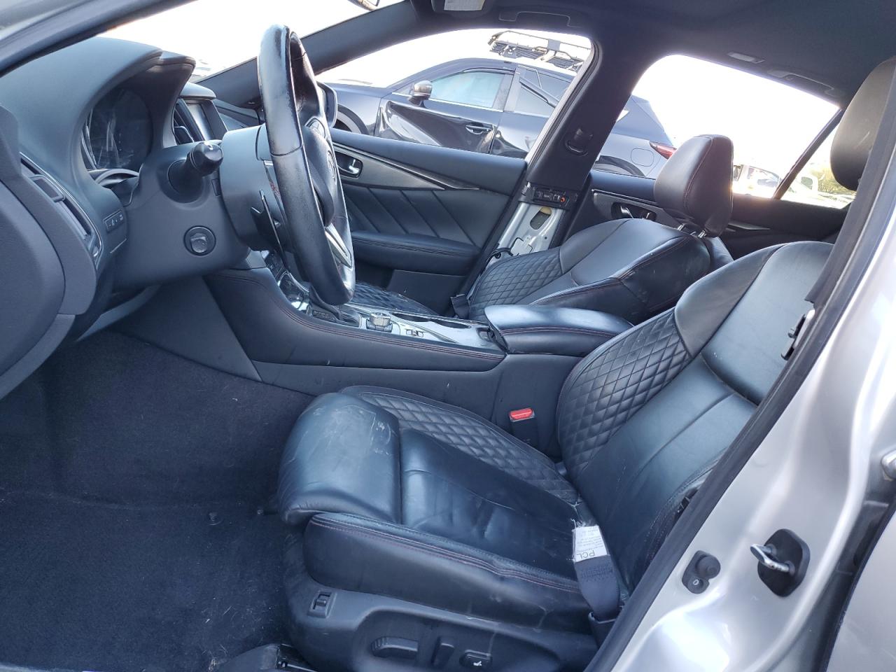 2019 Infiniti Q50 VIN JN1FV7AP0KM760167 Copart auction photo, stripped / vandalism damage thumbnail 7