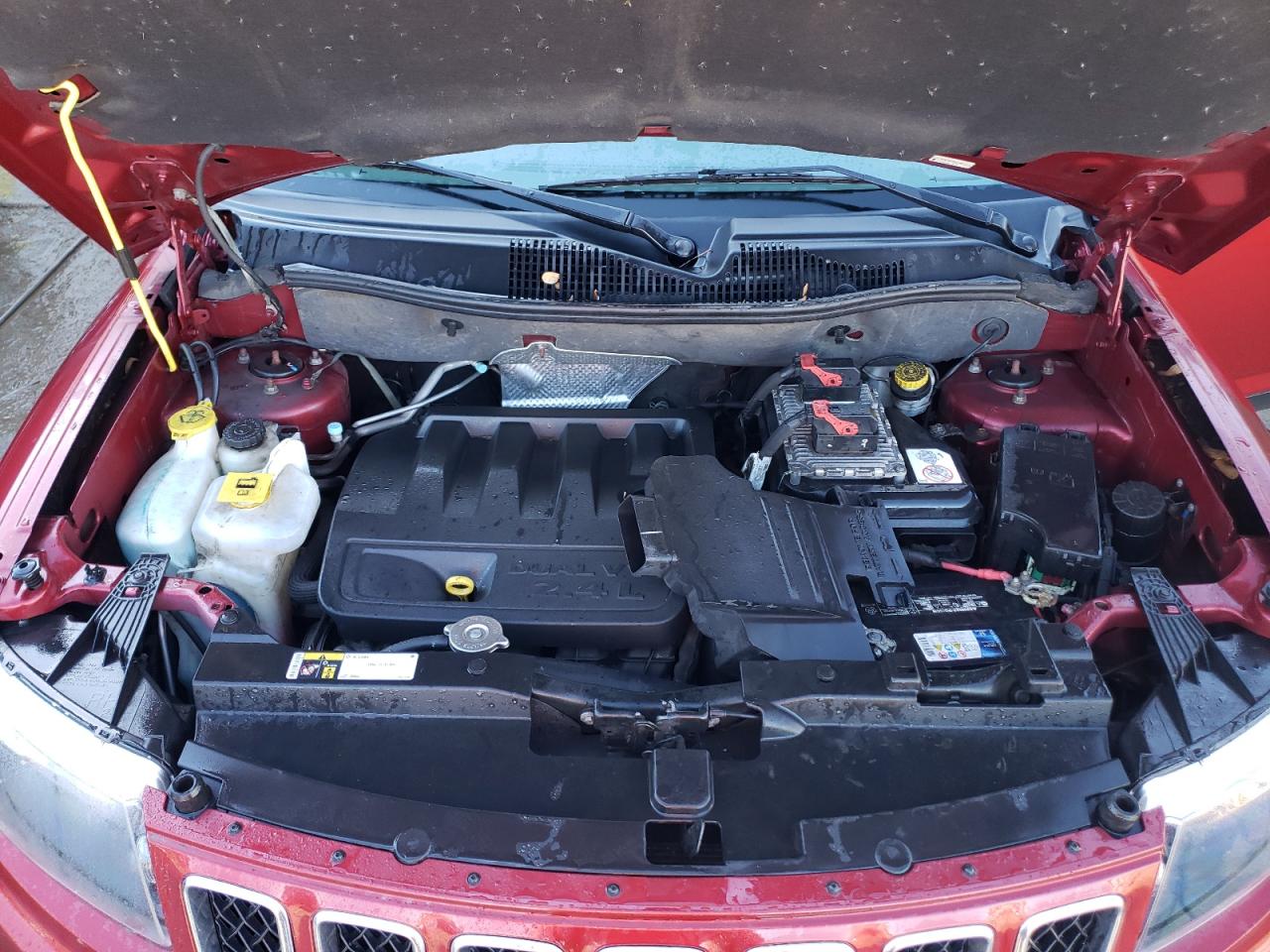 2015 Jeep Compass VIN 1C4NJDBB0FD231555 Copart auction photo, side / rear end damage thumbnail 11