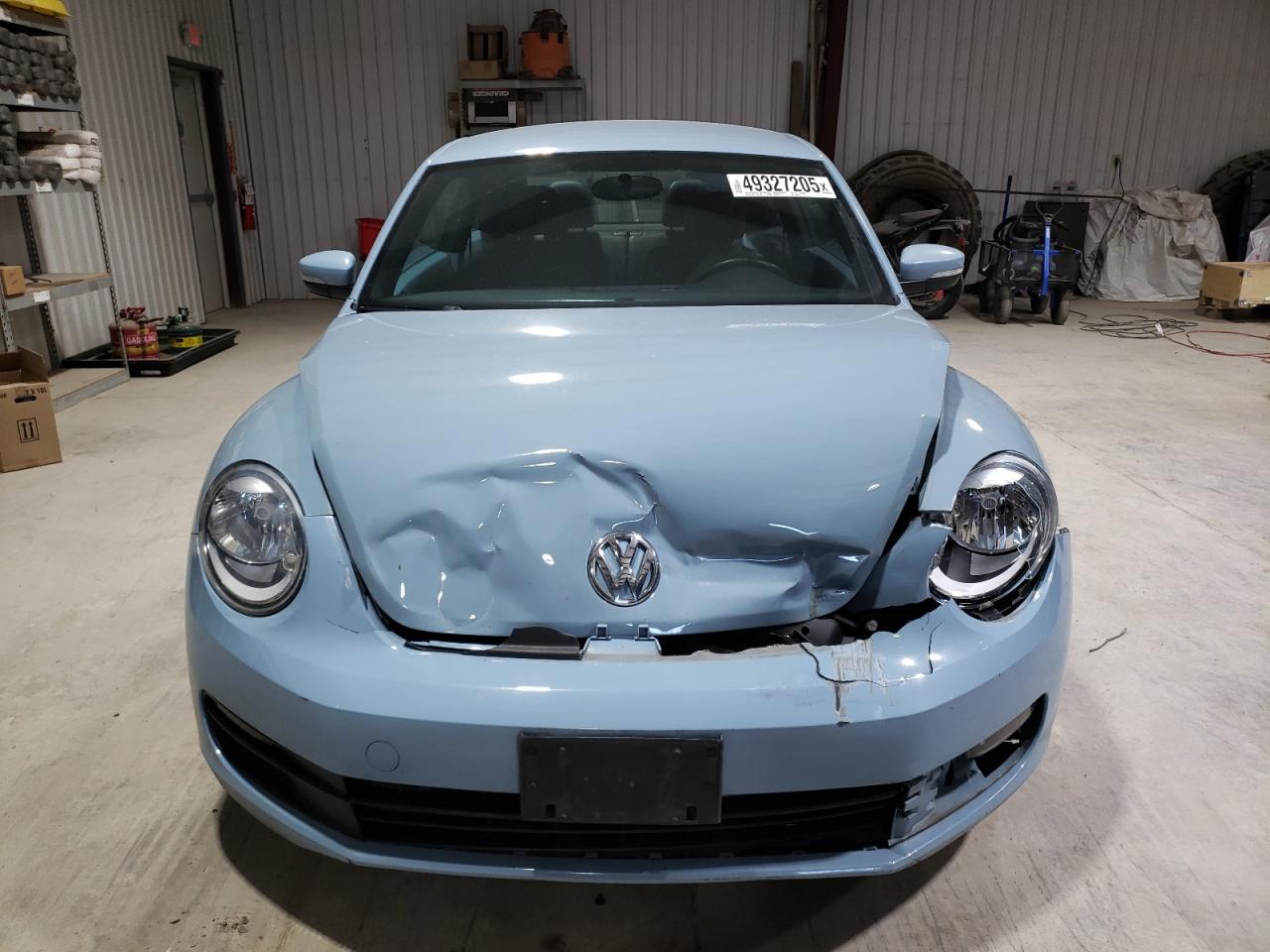 2012 Volkswagen Beetle VIN 3VWJP7ATXCM653046 Copart auction photo, front end damage thumbnail 5