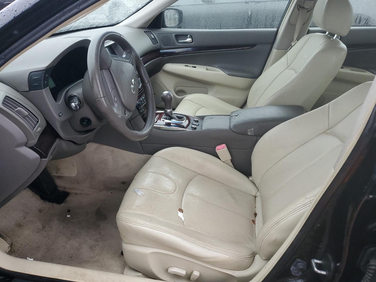 2011 Infiniti G VIN JN1CV6AR0BM353156 Copart auction photo, front end damage thumbnail 7