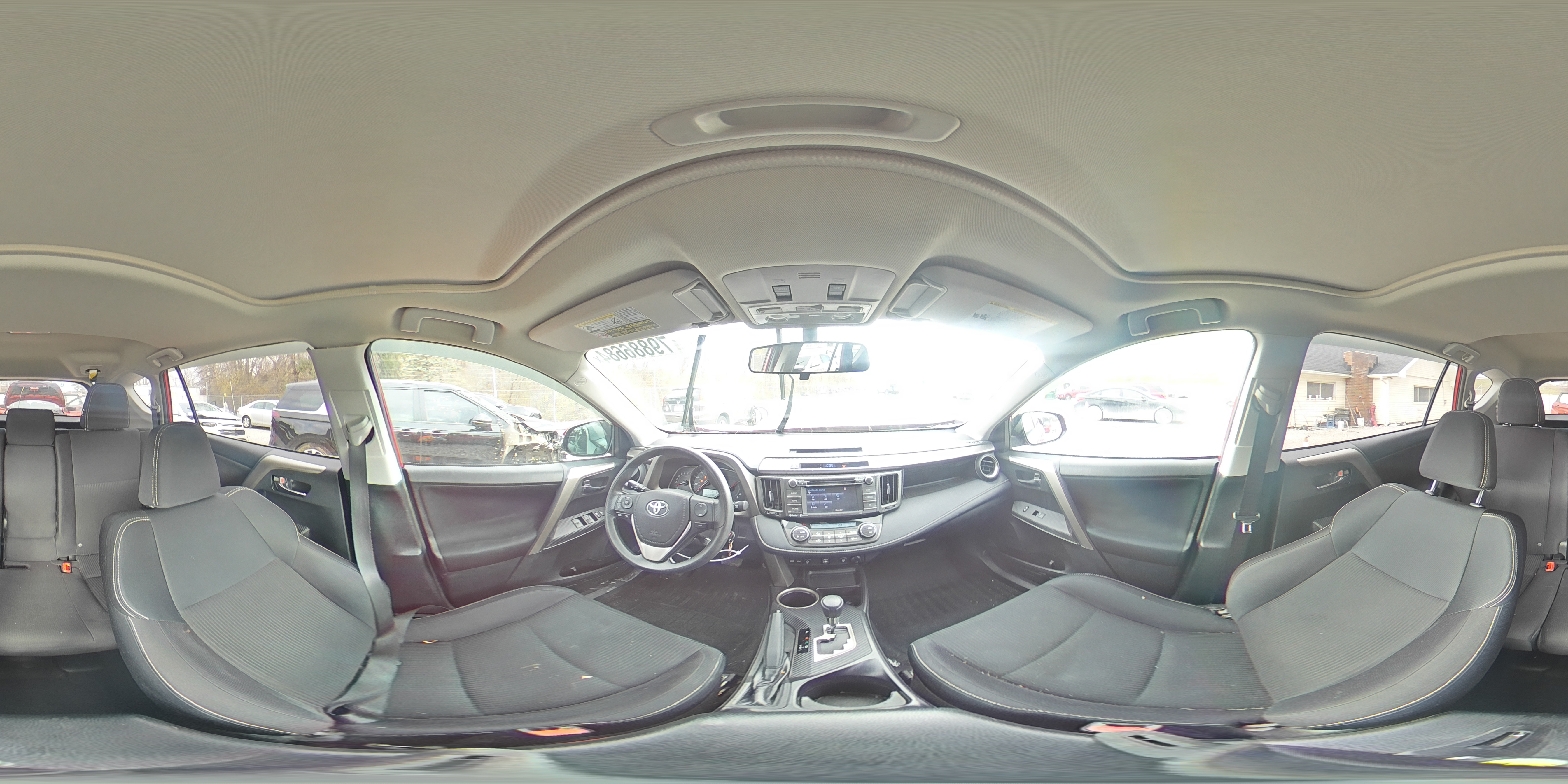 2015 Toyota RAV 4 VIN 2T3RFREVXFW282859 Copart auction photo, front end / side damage thumbnail 13