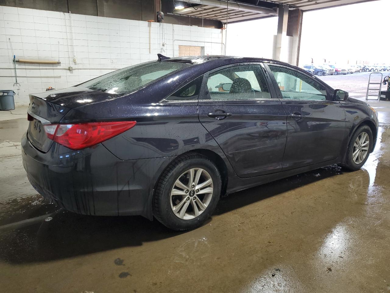 2011 Hyundai Sonata VIN 5NPEB4AC3BH107680 Copart auction photo, vandalism / side damage thumbnail 3