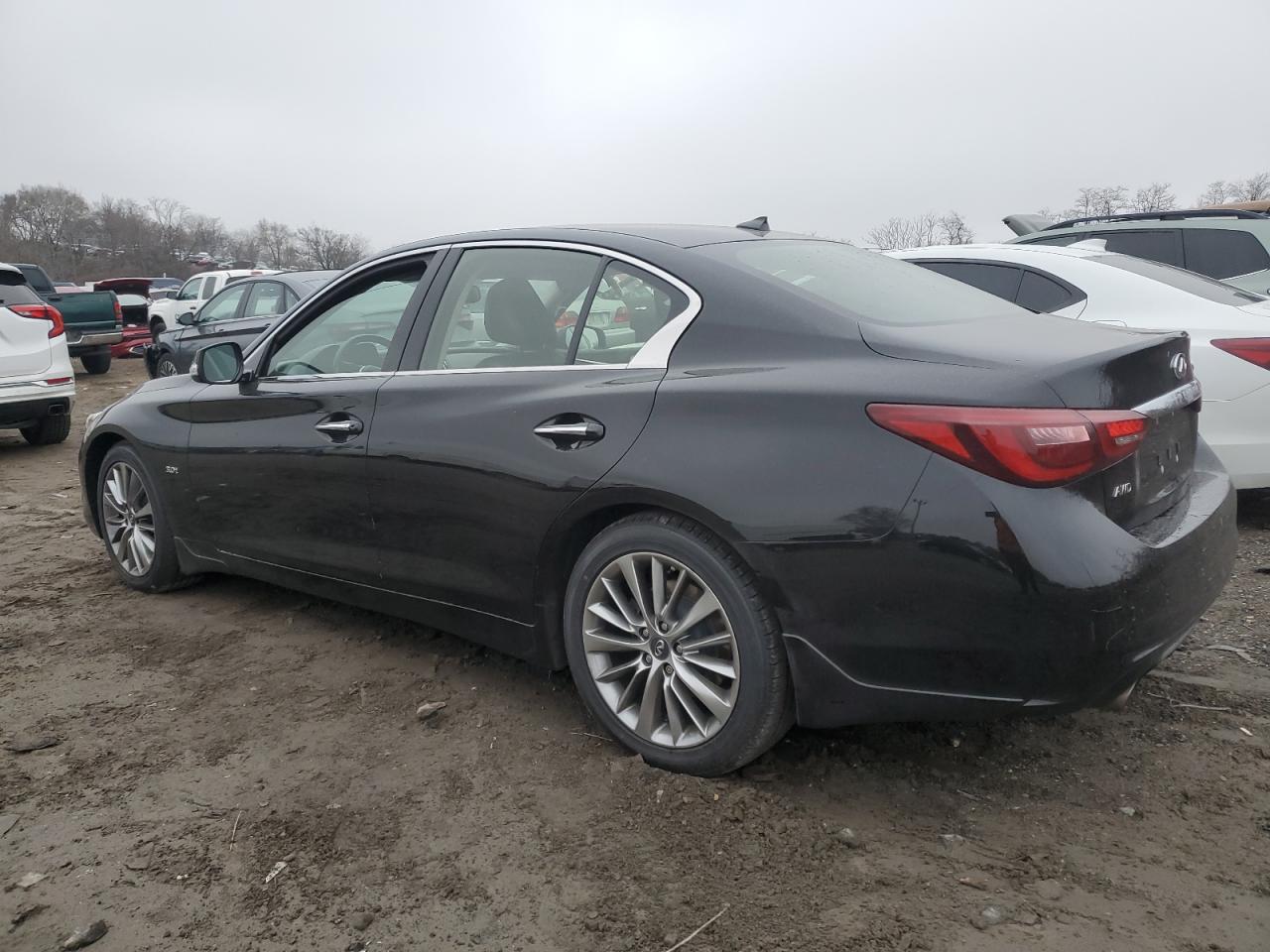 2018 Infiniti Q50 VIN JN1EV7AR3JM444600 Copart auction photo, side damage thumbnail 2