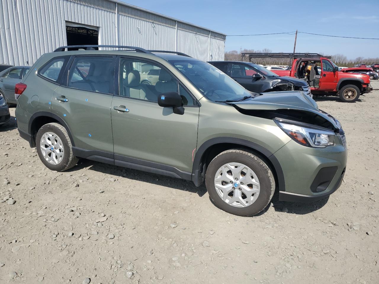 2020 Subaru Forester VIN JF2SKADCXLH434284 Copart auction photo, front end damage thumbnail 4