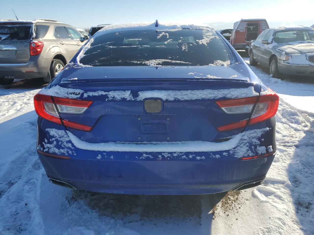 2020 Honda Accord VIN 1HGCV1F31LA057359 Copart auction photo, front end / side damage thumbnail 6