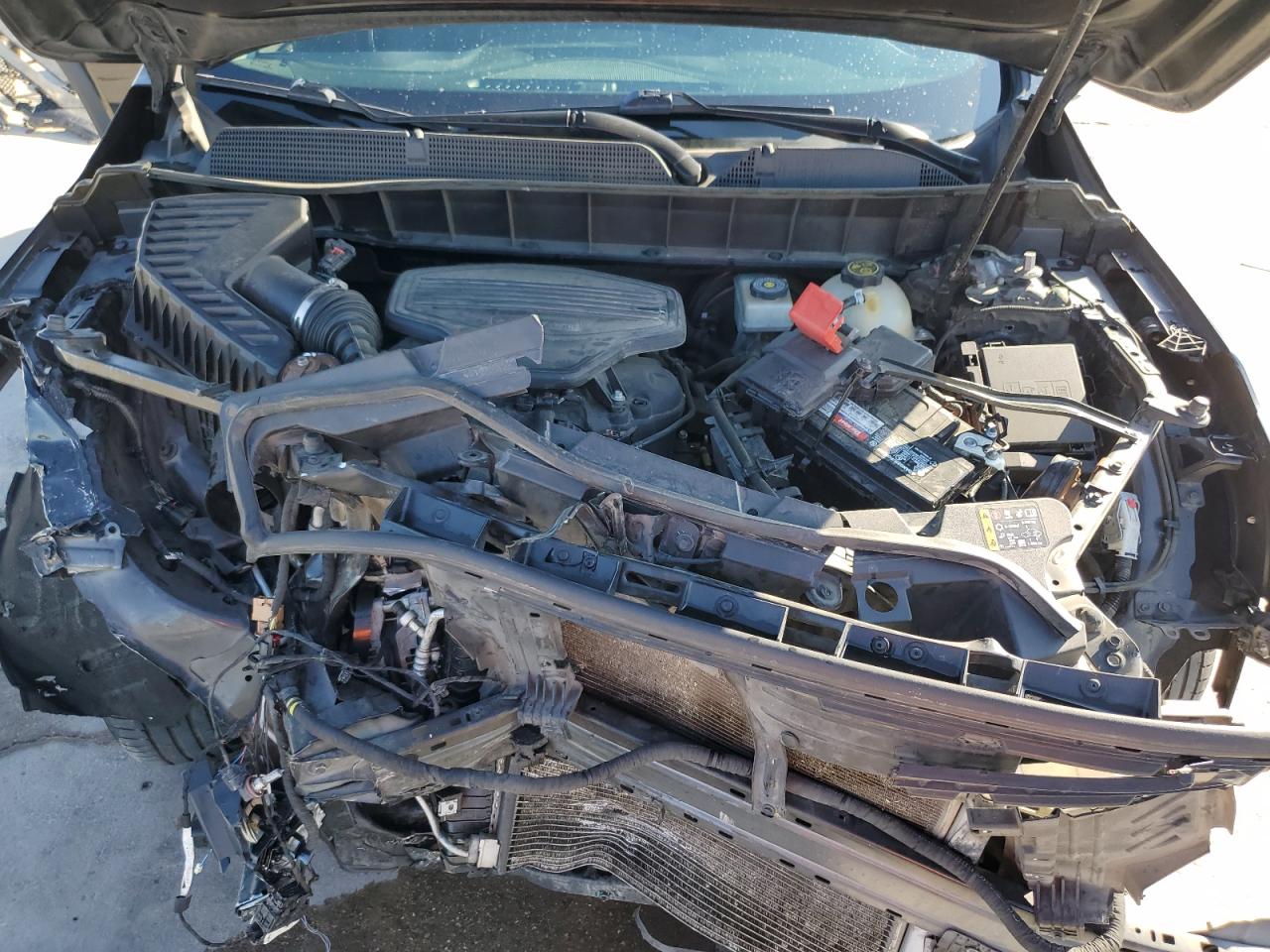2019 GMC Acadia VIN 1GKKNMLS0KZ198080 Copart auction photo, front end damage thumbnail 12