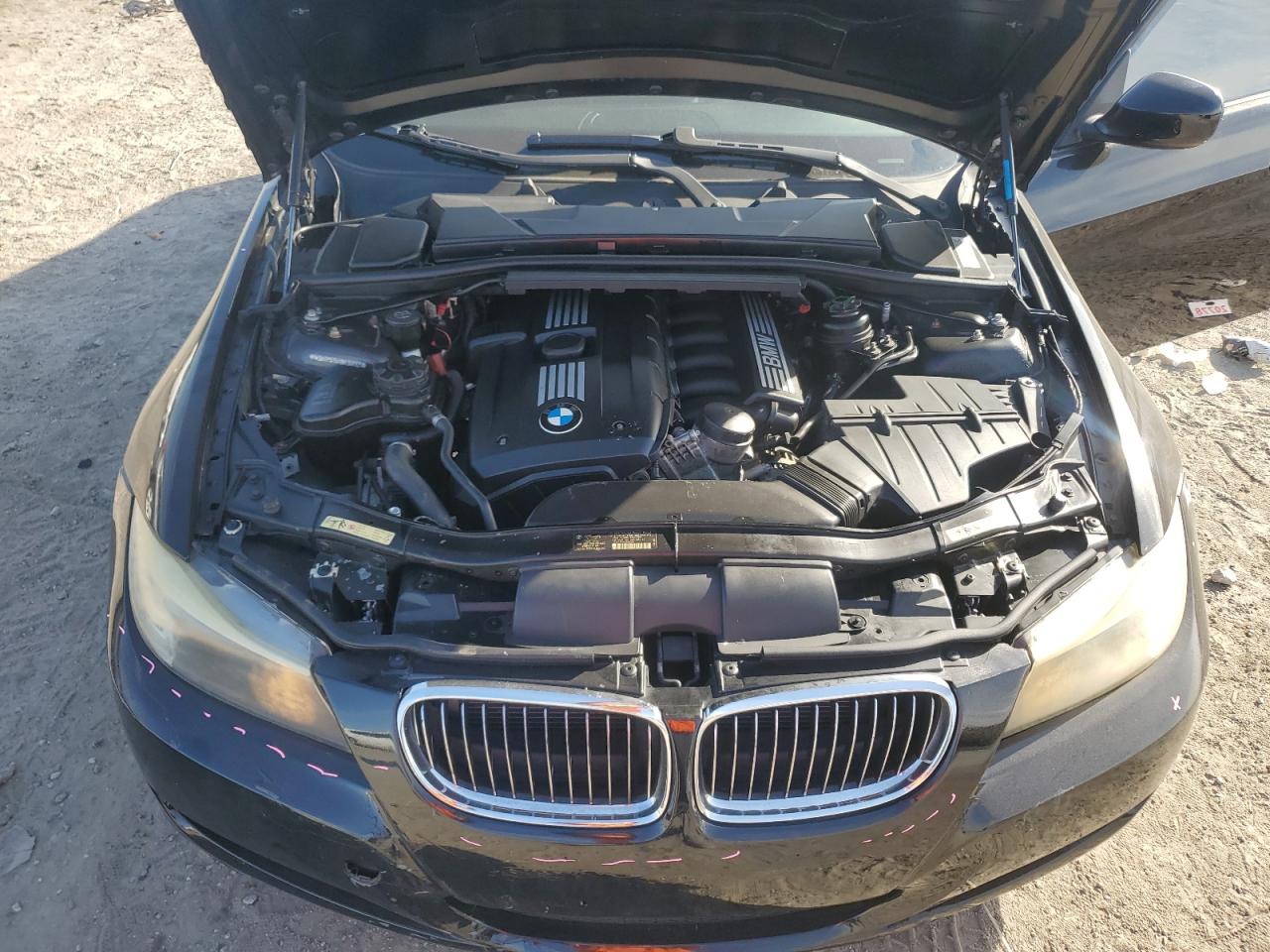 2009 BMW 3er VIN WBAPH57549NL80303 Copart auction photo, rear end damage thumbnail 12