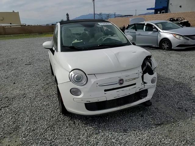 2013 Fiat 500 VIN 3C3CFFDR4DT651992 Copart auction photo, front end / side damage thumbnail 11