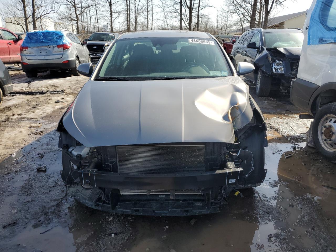 2020 Hyundai Elantra VIN KMHD84LF7LU918919 Copart auction photo, front end damage thumbnail 5