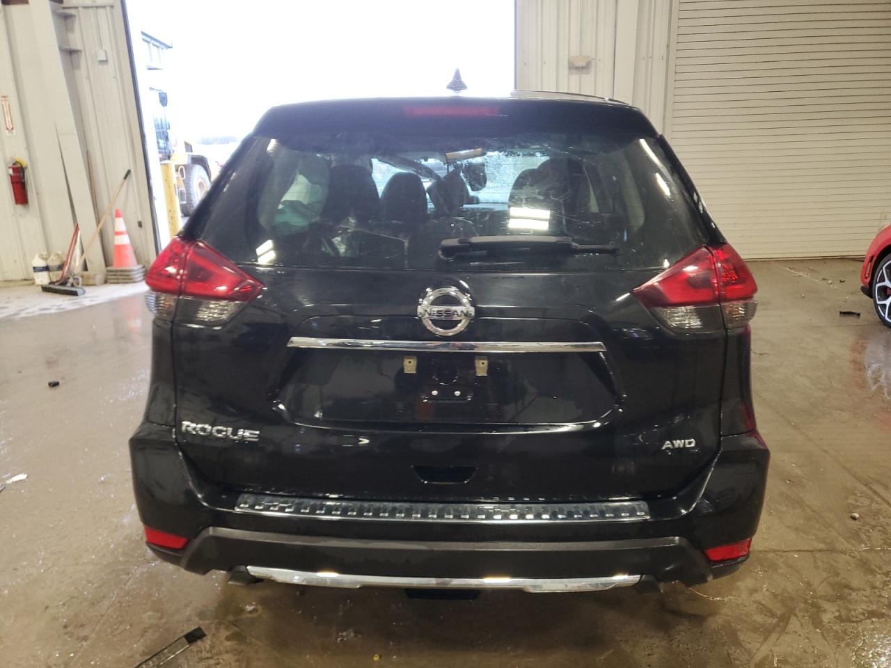 2019 Nissan Rogue VIN 5N1AT2MV5KC826661 Copart auction photo, rollover damage thumbnail 6
