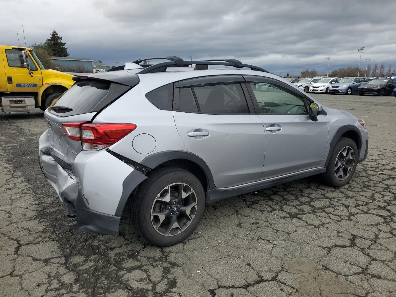 2019 Subaru XV VIN JF2GTACC6K8333309 Copart auction photo, rear end / side damage thumbnail 3