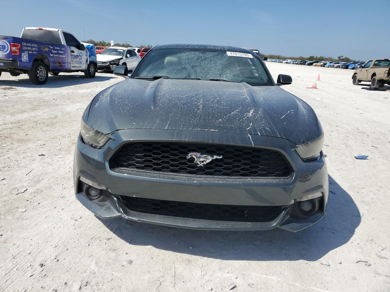 2015 Ford Mustang VIN 1FA6P8TH4F5423767 Copart auction photo, front end / rear end damage thumbnail 5