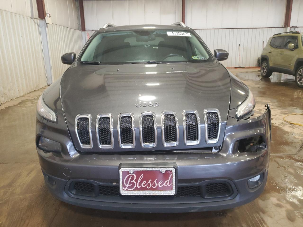 2015 Jeep Grand Cherokee VIN 1C4PJMCS2FW503325 Copart auction photo, front end / side damage thumbnail 5