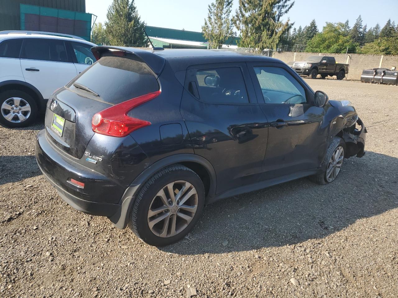 2014 Nissan Juke VIN JN8AF5MVXET363728 Copart auction photo, front end damage thumbnail 3