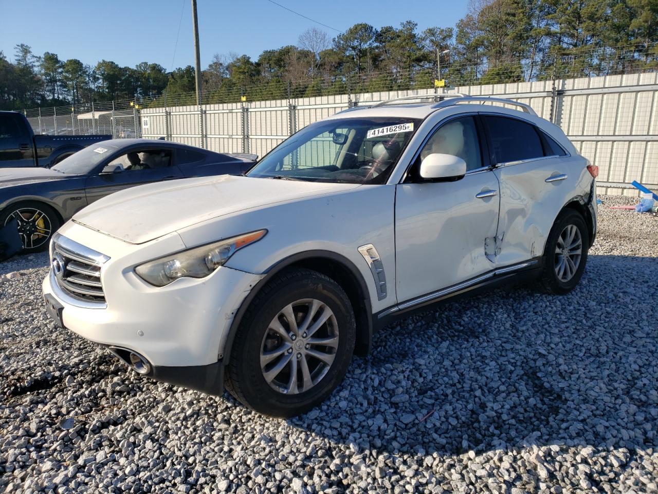 2012 Infiniti FX VIN JN8AS1MWXCM154204 - Copart auction photo
