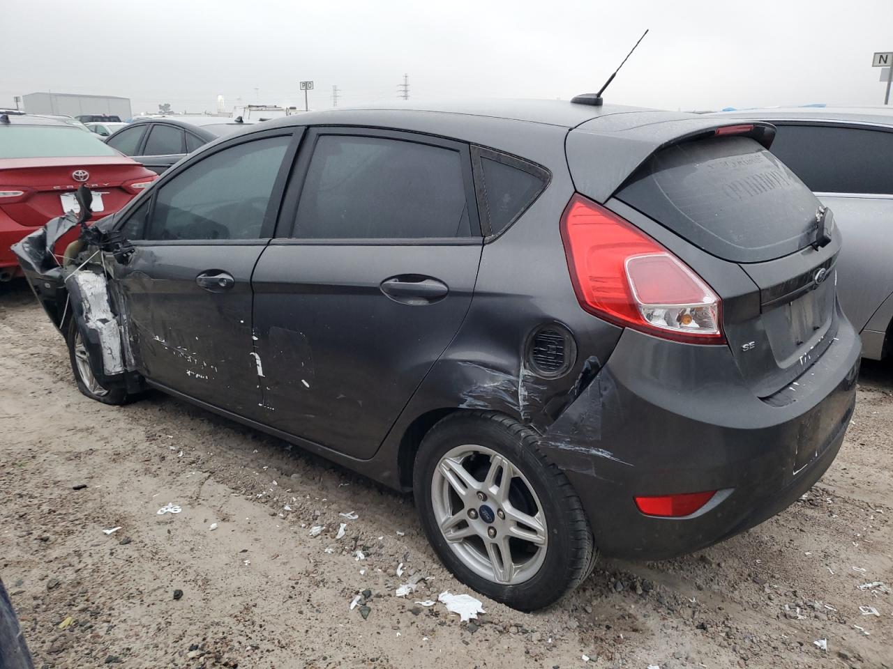 2019 Ford Fiesta VIN 3FADP4EJ6KM162856 Copart auction photo, all over damage thumbnail 2