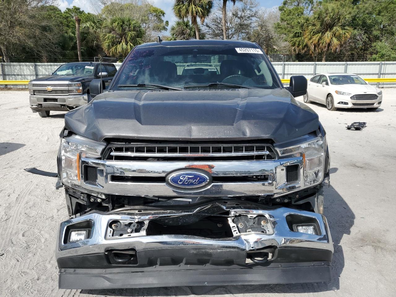 2019 Ford F-150 VIN 1FTEW1E51KKC40826 Copart auction photo, front end / minor dent/scratches damage thumbnail 5