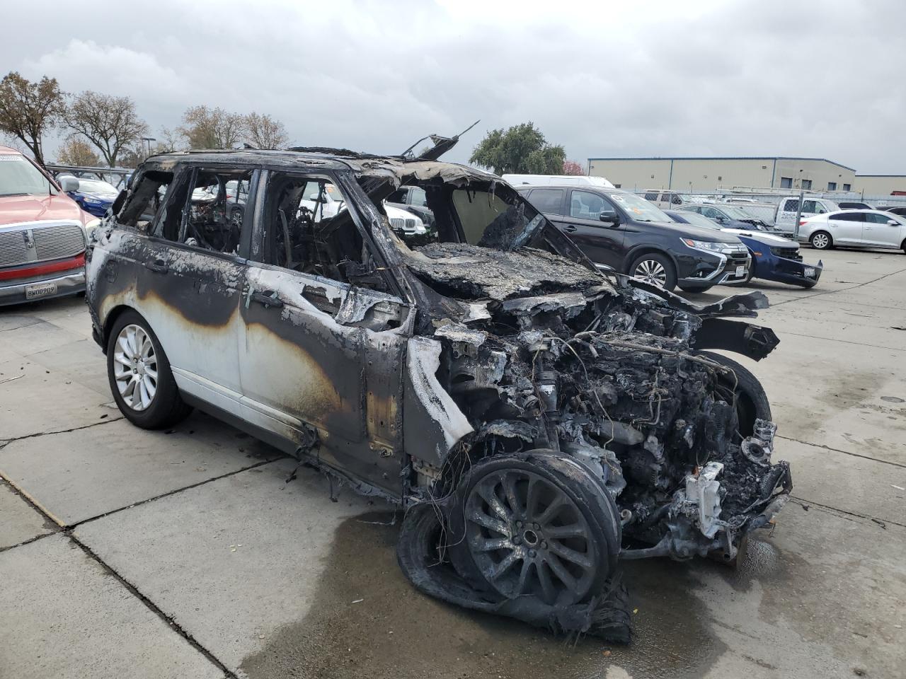 2018 Land Rover Range Rover VIN SALGS2SV7JA387874 Copart auction photo, burn / missing/altered vin damage thumbnail 4