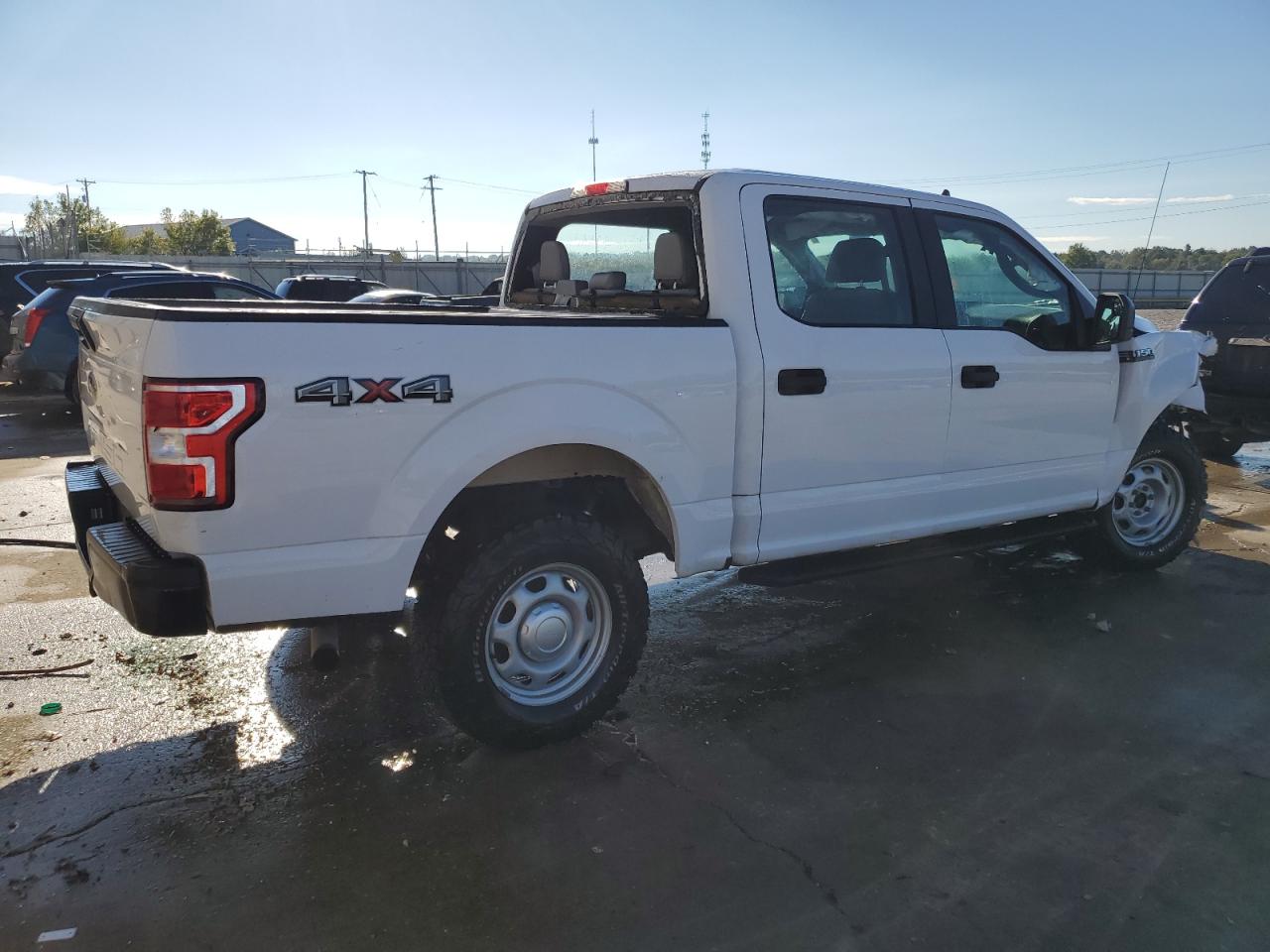 2020 Ford F-150 VIN 1FTEW1E50LKE02415 Copart auction photo, front end / rear end damage thumbnail 3
