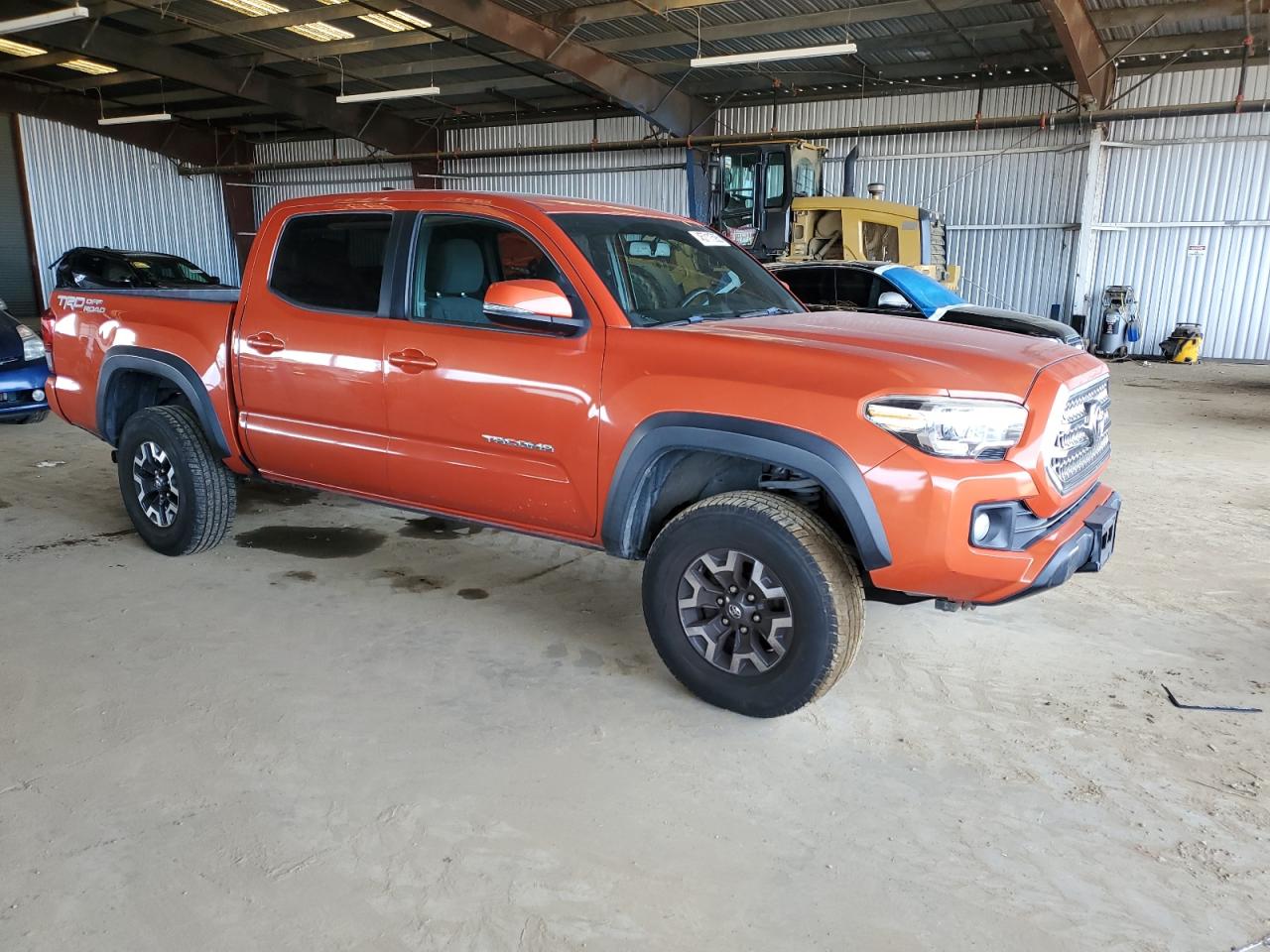 2017 Toyota Tacoma VIN 3TMAZ5CN9HM027057 Copart auction photo, side damage thumbnail 4