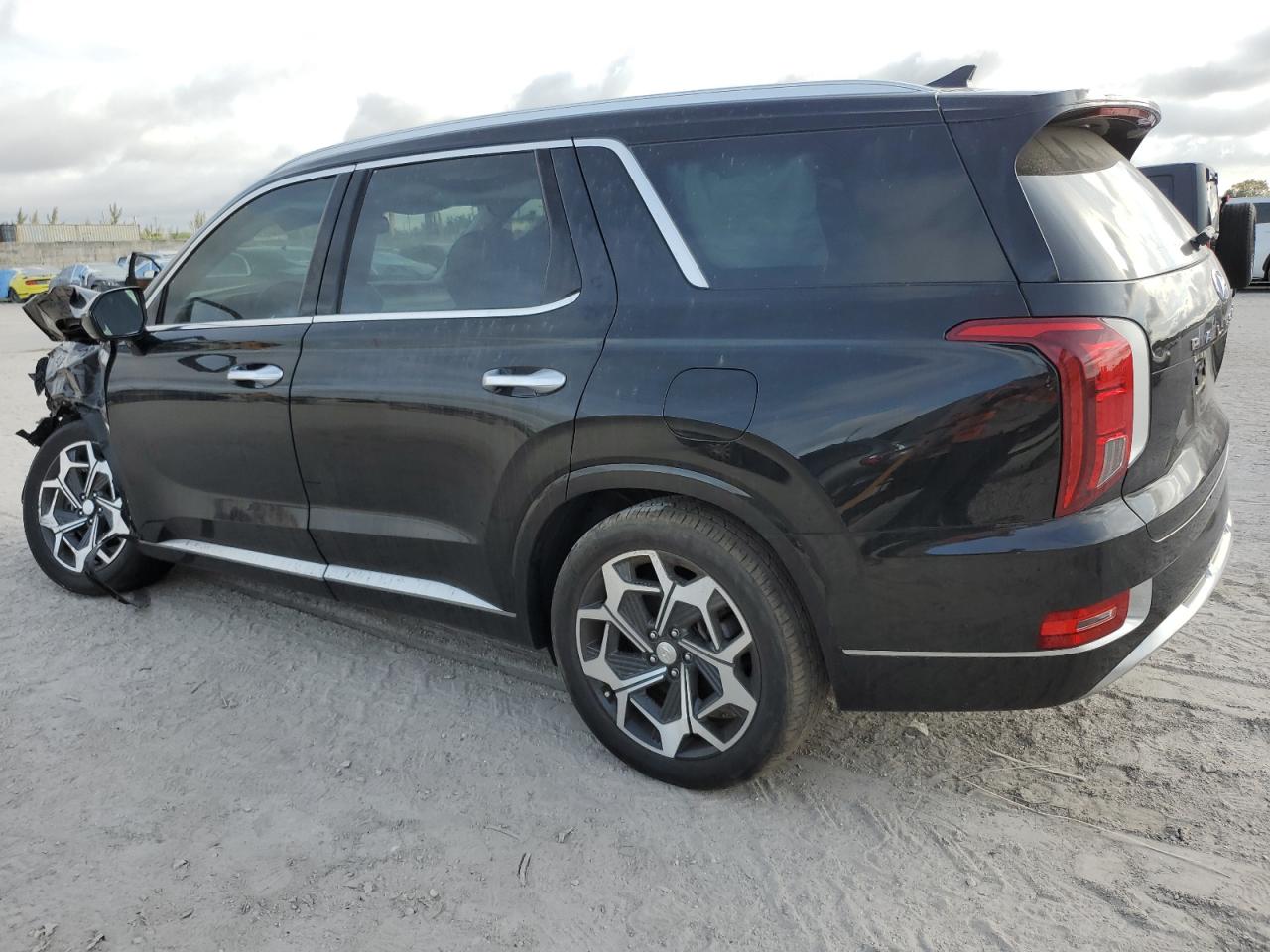 2021 Hyundai Palisade VIN KM8R7DHEXMU248387 Copart auction photo, front end / mechanical damage thumbnail 2