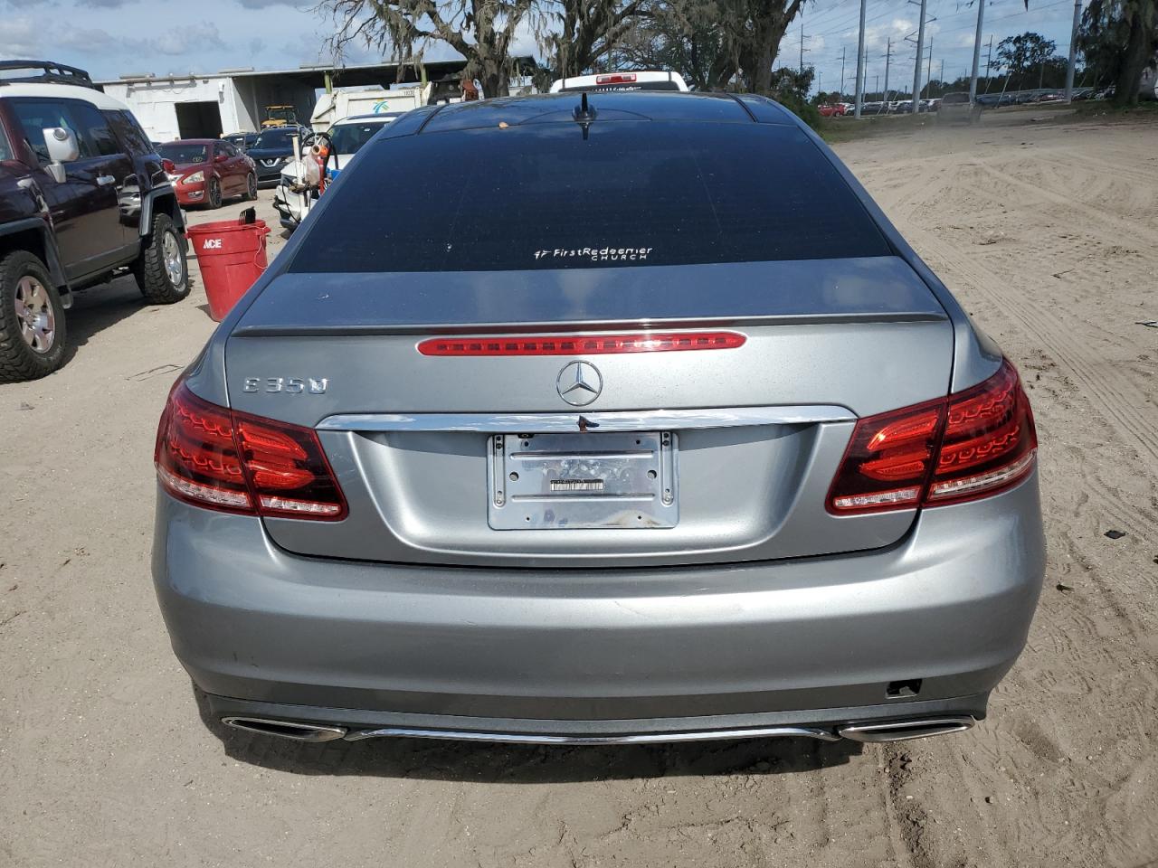 2014 Mercedes-Benz E-klasse VIN WDDKJ5KB2EF240906 Copart auction photo, front end / frame damage damage thumbnail 6