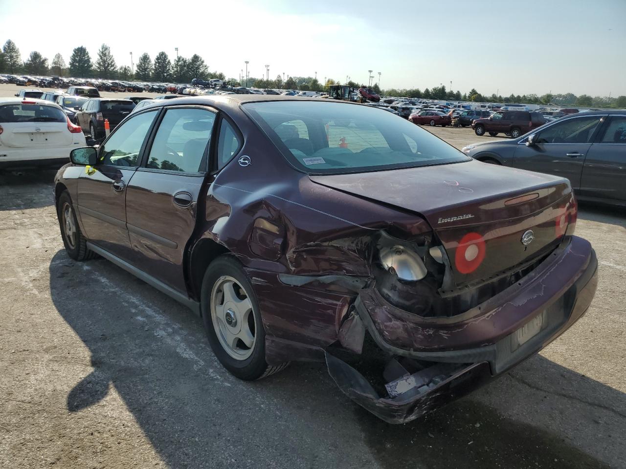 2004 Chevrolet Impala VIN 2G1WF52K149298194 Copart auction photo, rear end damage thumbnail 2