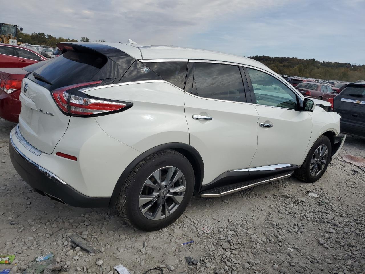 2015 Nissan Murano VIN 5N1AZ2MH0FN207372 Copart auction photo, front end damage thumbnail 3