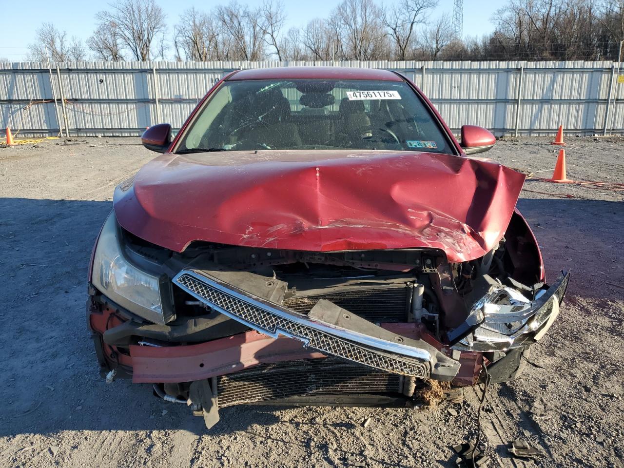 2013 Chevrolet Cruze VIN 1G1PH5SB8D7116703 Copart auction photo, front end / minor dent/scratches damage thumbnail 5