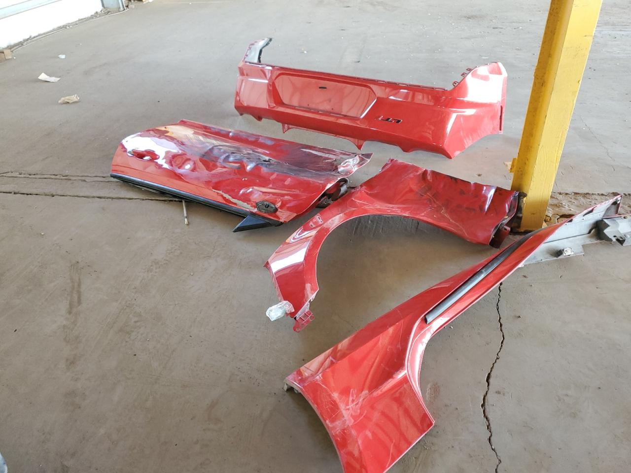 2020 Chevrolet Camaro VIN 1G1FF1R73L0144508 Copart auction photo, stripped / rear end damage thumbnail 12