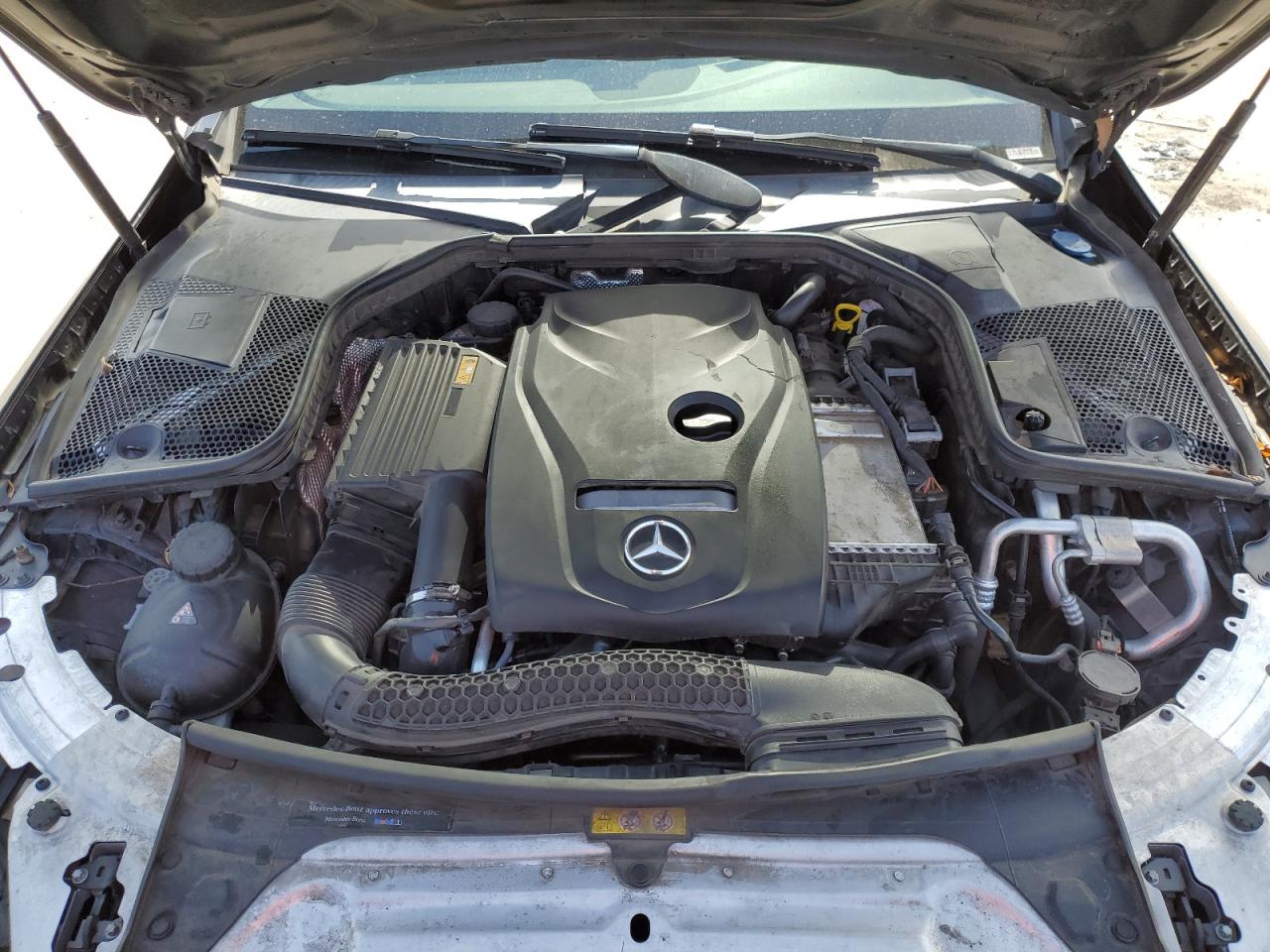 2016 Mercedes-Benz C-klasse VIN 55SWF4KB2GU177366 Copart auction photo, rear end damage thumbnail 12