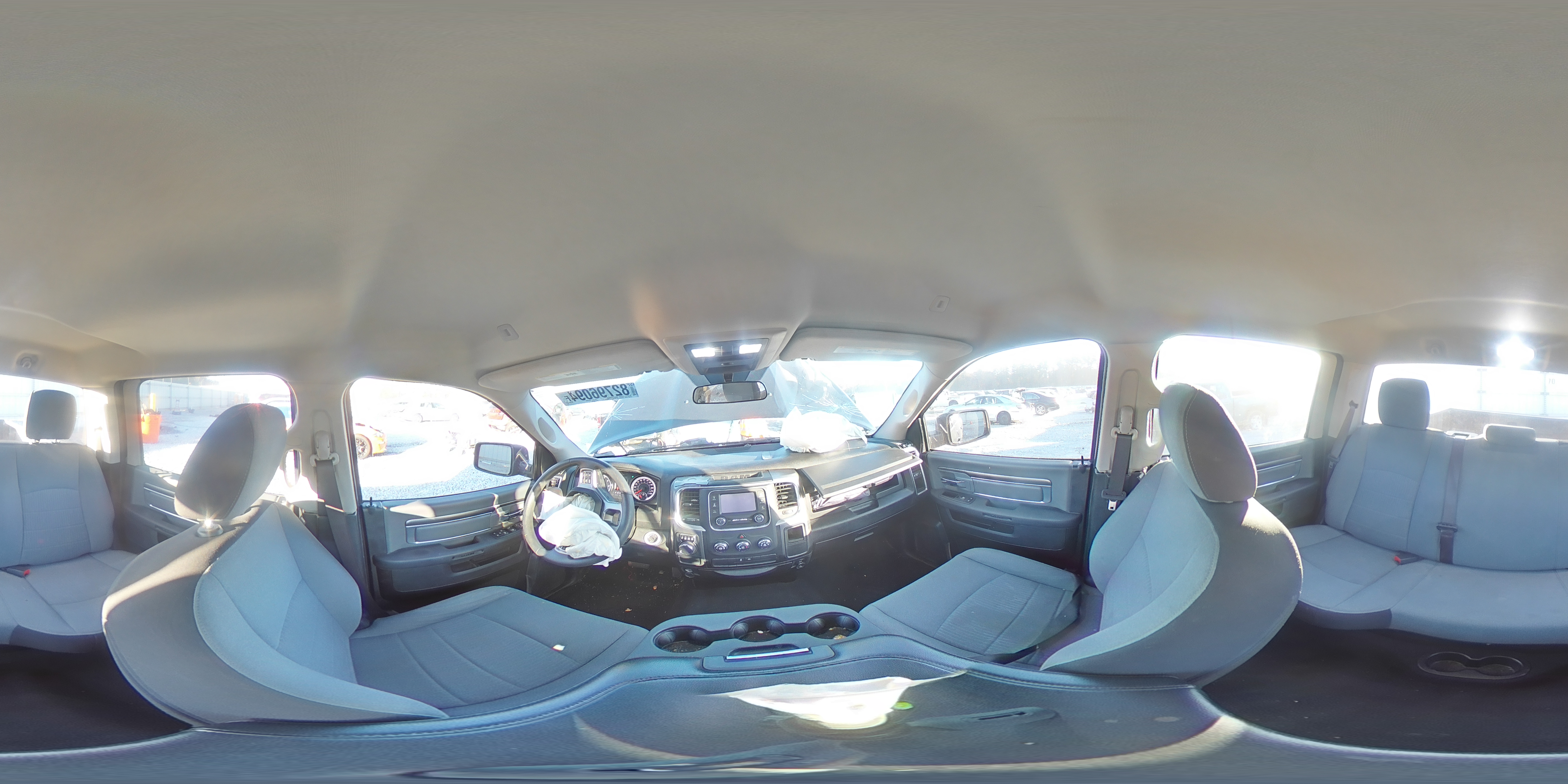 2021 RAM 1500 VIN 1C6RR6TT9MS520706 Copart auction photo, all over damage thumbnail 13