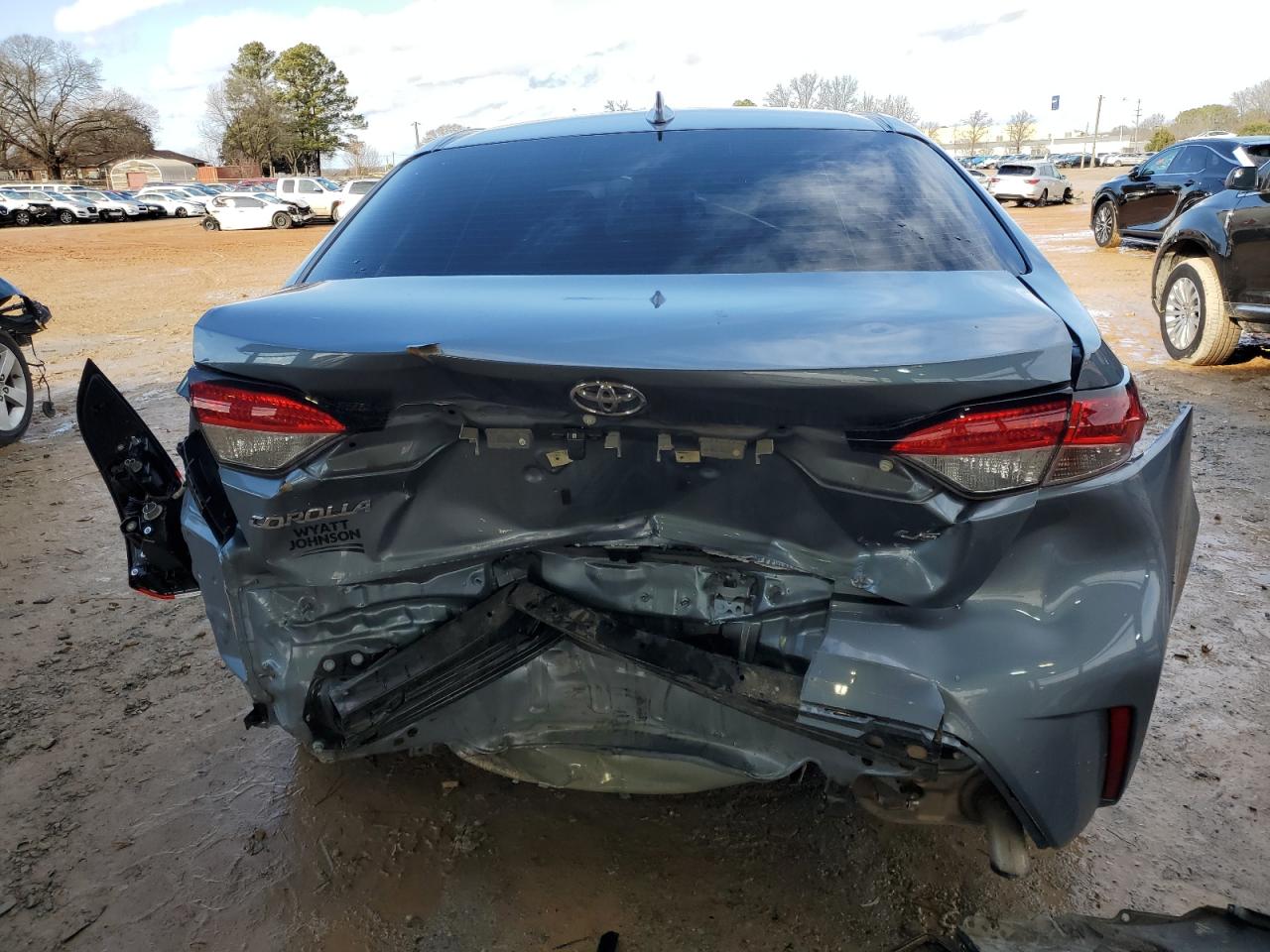 2021 Toyota Corolla VIN 5YFEPMAE5MP226209 Copart auction photo, rear end damage thumbnail 6