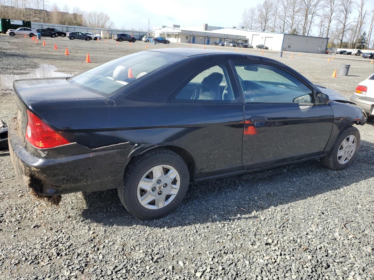 2004 Honda Civic VIN 1HGEM21104L051422 Copart auction photo, front end / rear end damage thumbnail 3