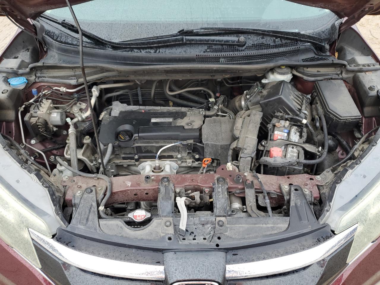 2016 Honda CR-V VIN 2HKRM4H52GH603578 Copart auction photo, rear end / side damage thumbnail 12