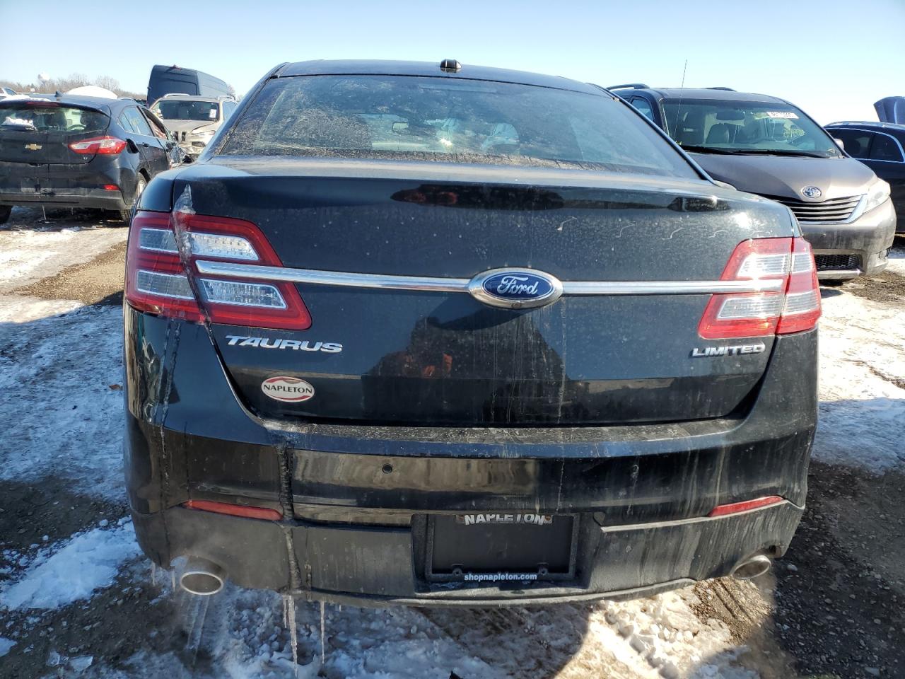 2013 Ford Taurus VIN 1FAHP2F86DG226425 Copart auction photo, front end / side damage thumbnail 6