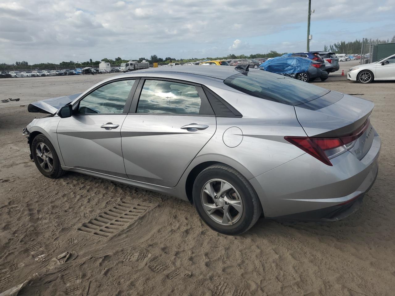 2021 Hyundai Elantra VIN 5NPLL4AG9MH028640 Copart auction photo, front end damage thumbnail 2