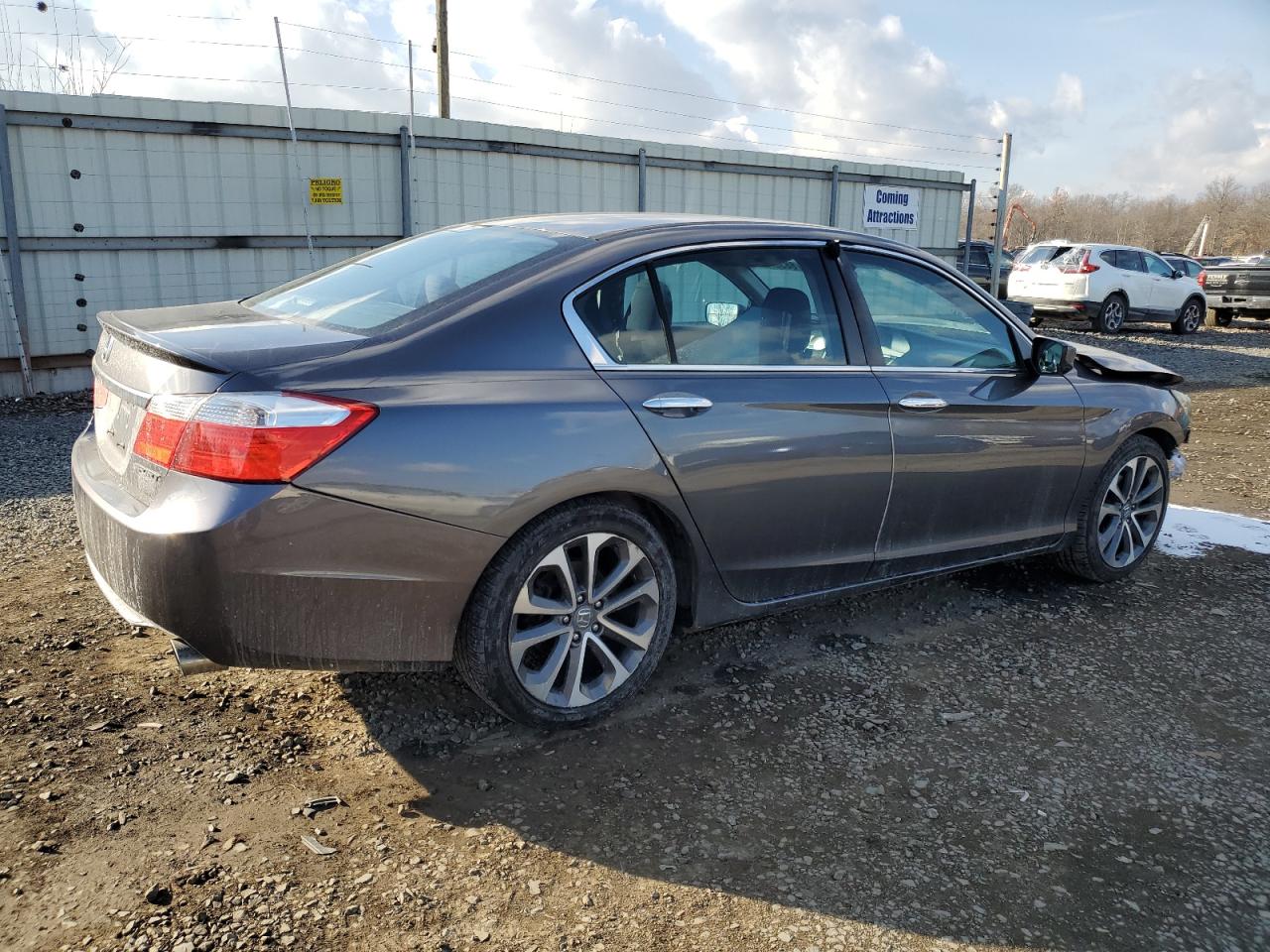 2014 Honda Accord VIN 1HGCR2F55EA276677 Copart auction photo, front end damage thumbnail 3