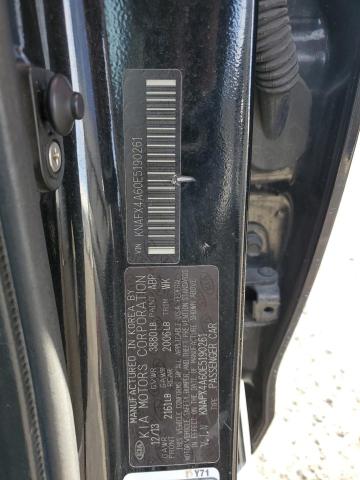 2014 KIA Forte VIN KNAFX4A60E5190261 Copart auction photo, rear end damage thumbnail 12