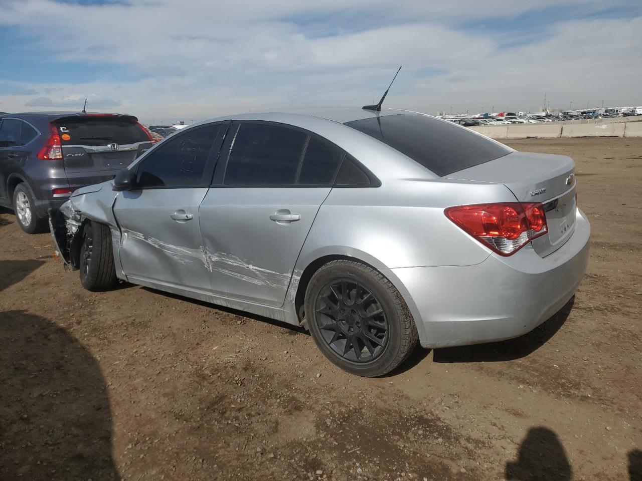 2013 Chevrolet Cruze VIN 1G1PA5SH2D7102417 Copart auction photo, front end / side damage thumbnail 2