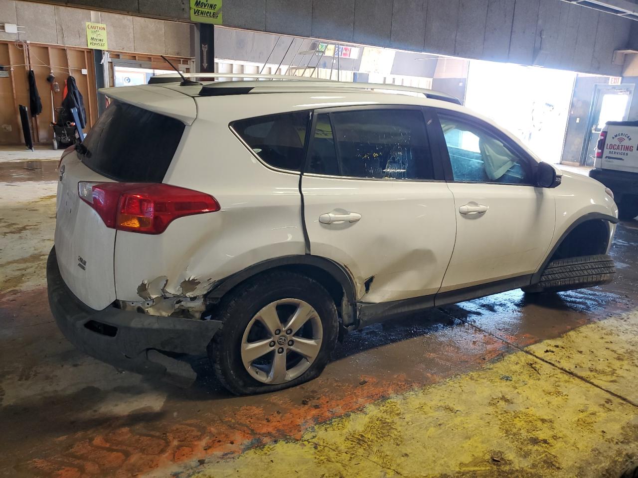 2015 Toyota RAV 4 VIN 2T3RFREV9FW244961 Copart auction photo, rear end / undercarriage damage thumbnail 3
