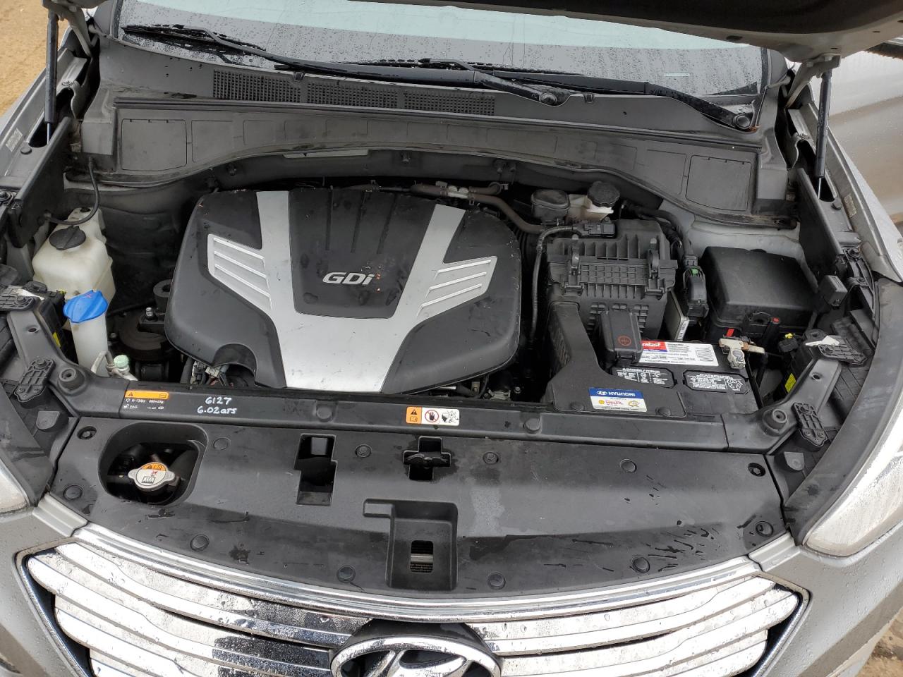 2015 Hyundai Santa Fe VIN KM8SR4HF0FU100062 Copart auction photo, minor dent/scratches damage thumbnail 11