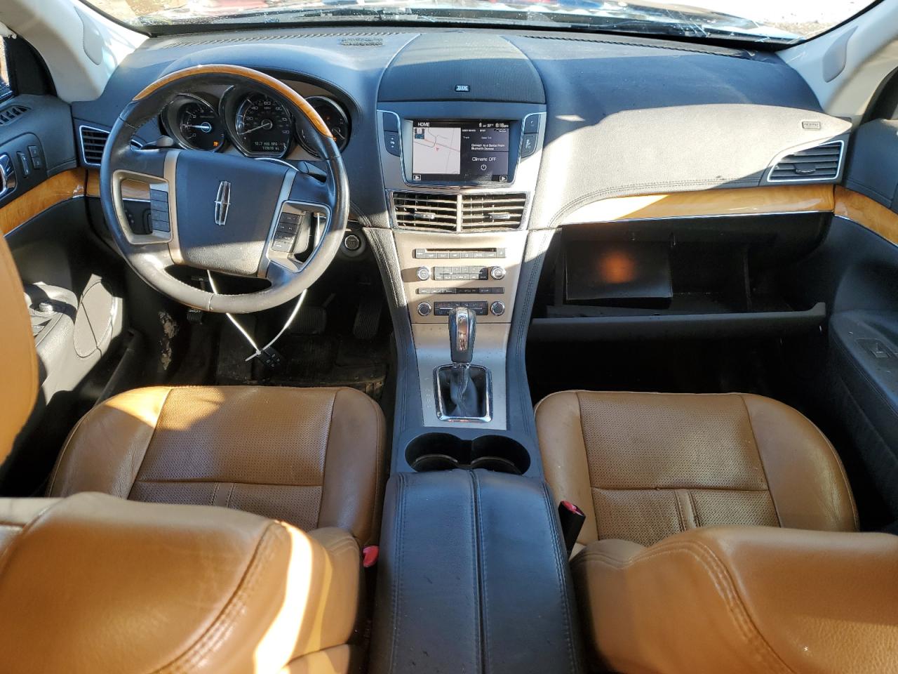 2011 Lincoln MKT VIN 2LMHJ5ATXBBJ53461 Copart auction photo, side / front end damage thumbnail 8