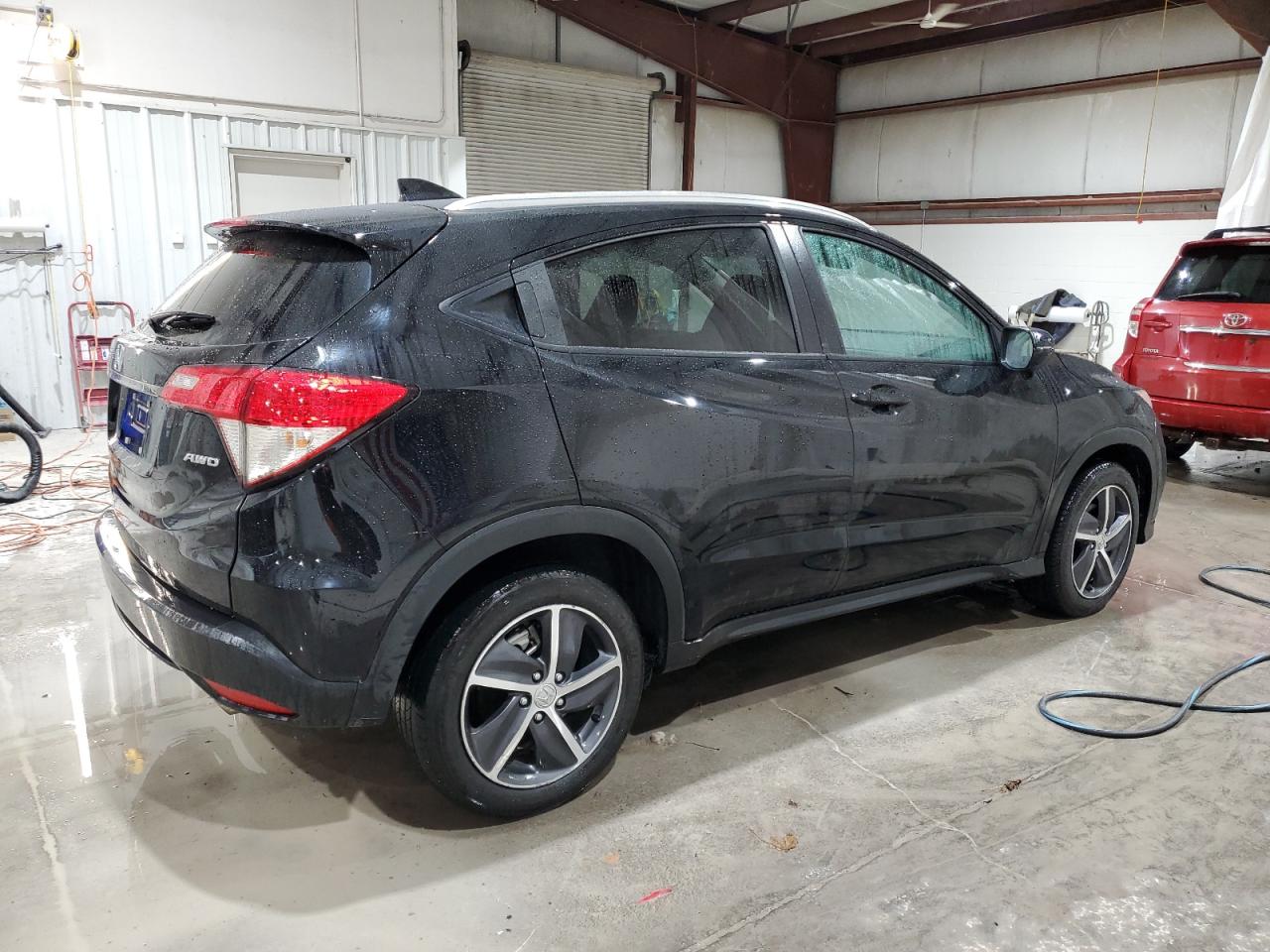 2022 Honda HR-V VIN 3CZRU6H56NM775576 Copart auction photo, side damage thumbnail 3
