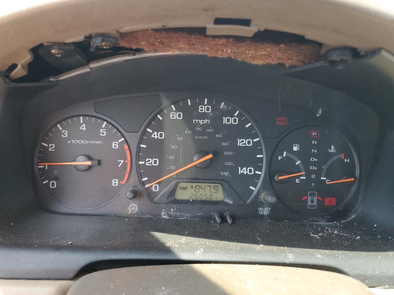 1999 Honda Accord VIN JHMCG5657XC021847 Copart auction photo, front end / rear end damage thumbnail 9