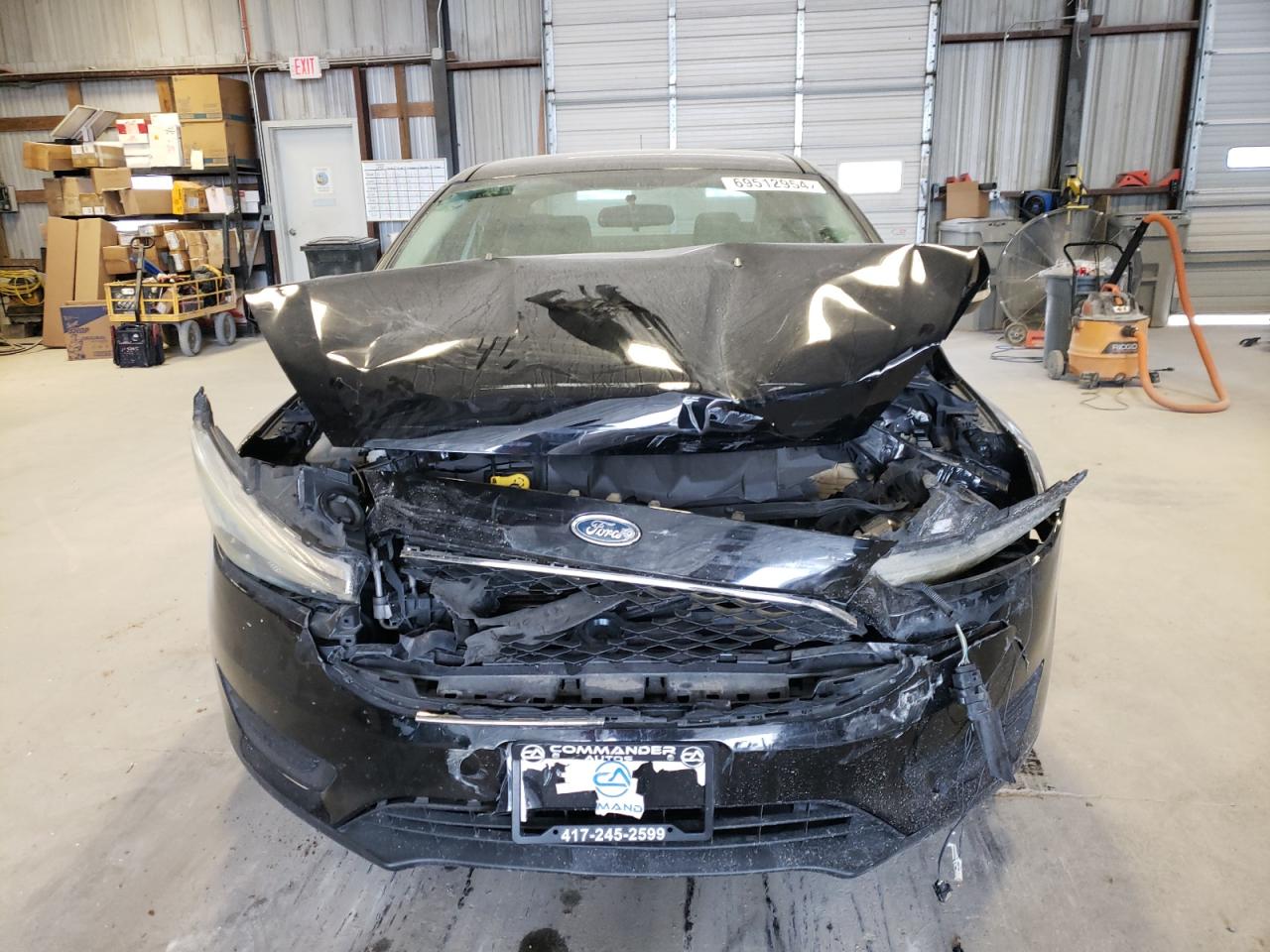 2016 Ford Focus VIN 1FADP3F2XGL341069 Copart auction photo, front end damage thumbnail 5