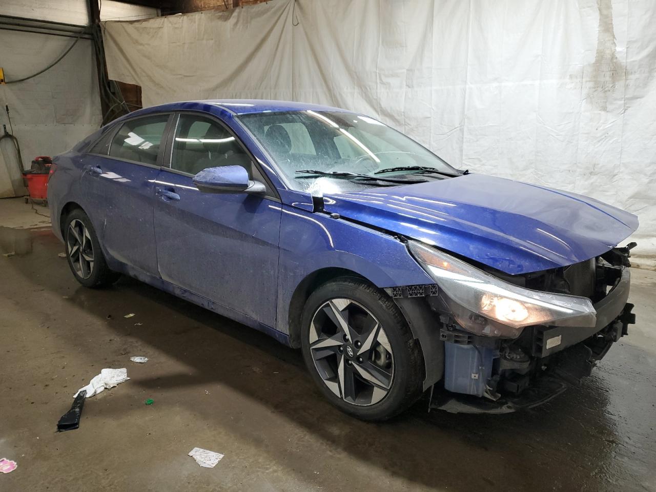 2023 Hyundai Elantra VIN 5NPLS4AG3PH099498 Copart auction photo, front end / rear end damage thumbnail 4